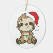スロスクリスマスウィンターアニマルズ セラミックオーナメント (左)