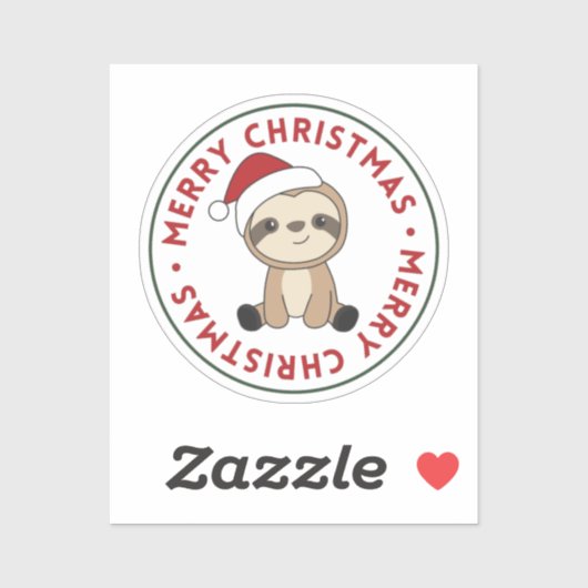 スロスクリスマススノーウィンターアニマルズスロスステッカー シール (シート)
