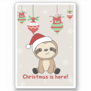 スロスクリスマススノーウィンターアニマルズスロスステッカー シール