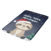 スロスクリスマススノーウィンターアニマルズスロスバスマ バスマット (アングル)