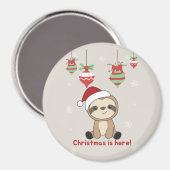 スロスクリスマススノーウィンターアニマルズスロスマグネット マグネット (正面/裏面)