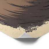 スロスコーヒーアート – 私も少し速度が必要 ポスター (角)