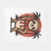 スロスサマービーチロッキング フリースブランケット (正面(横))