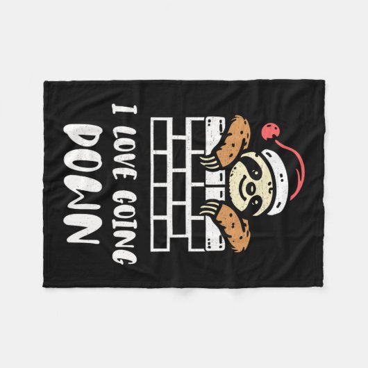 スロスサンタクおもしろいリスマススロスフアバーユーモアクリスマス フリースブランケット (正面(横))