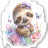 スロスシャツサファリレインボーサマー シール (正面)