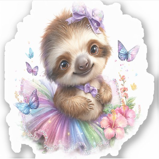 スロスシャツサファリレインボーサマー シール (正面)