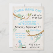 スロスジャングルバースデーパーティー 招待状 (正面)