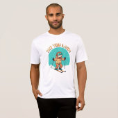 スロススキーおもしろい- Winter Sloth Ski You Later Tシャツ (正面フル)