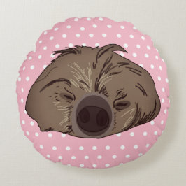 スロススリープキュートラウンドピロー ラウンドクッション