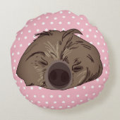 スロススリープキュートラウンドピロー ラウンドクッション (裏面)