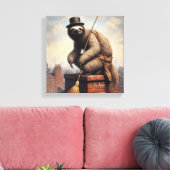 スロスチムニースイープ キャンバスプリント (インサイチュ (リビング))