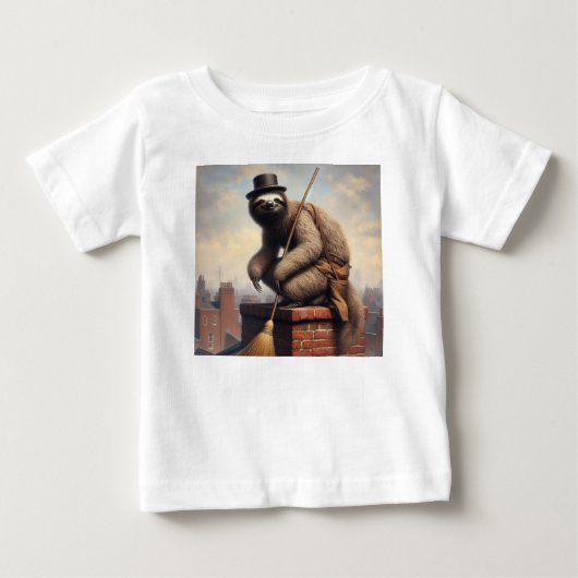 スロスチムニースイープ ベビーTシャツ (正面)