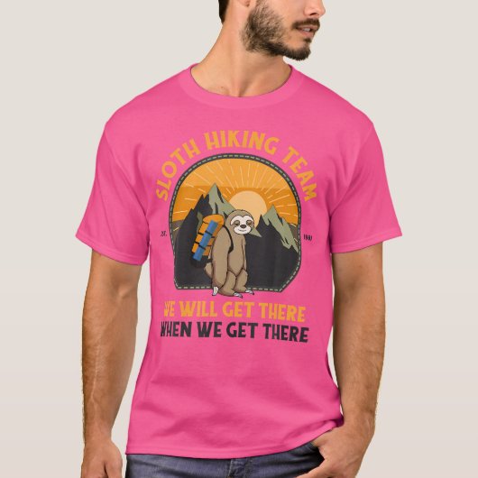 スロスハイキングTシャツスロスハイキングチーム Tシャツ (正面)