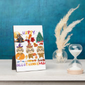 スロスハッピーハロサンクスマスハローウィーンサンクセグ フォトプラーク (側面)