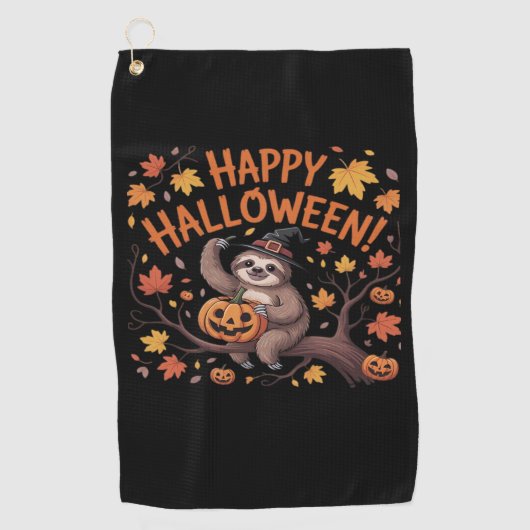 スロスハロウィンクラシックデイTシャツ ゴルフタオル (正面)