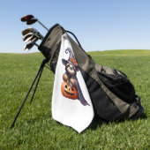 スロスハロウィンクラシック服Tシャツ ゴルフタオル (グリーン)