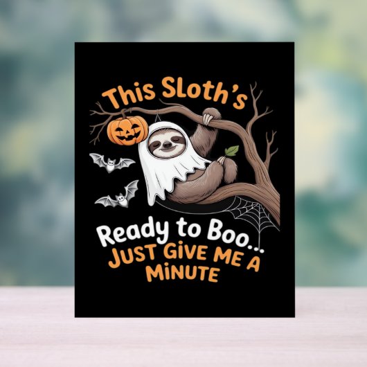 スロスハロウィーンスロッツキュートこうもりヴァンパイアエッセンシャル アクリルサイン (ニュートラル)