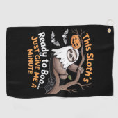 スロスハロウィーンスロッツキュートこうもりヴァンパイアエッセンシャル ゴルフタオル (横)