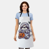 スロスハロウィーンミイムキッズウィメンズスロスクラシック エプロン (着用した状態)