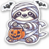スロスハロウィーンミイムキッズウィメンズスロスクラシック シール (正面)