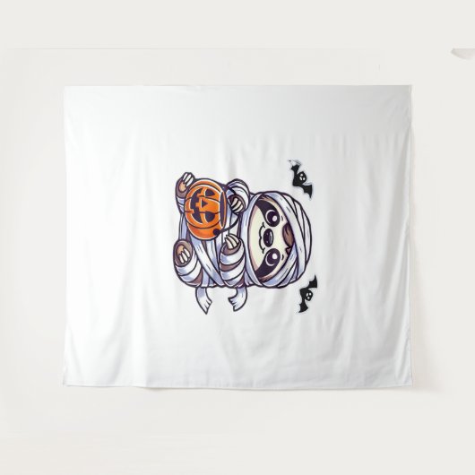 スロスハロウィーンミイムキッズウィメンズスロスクラシック タペストリー (正面(横))