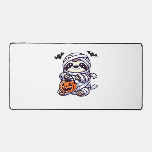 スロスハロウィーンミイムキッズウィメンズスロスクラシック デスクマット (正面)