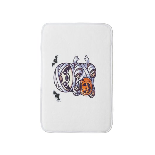 スロスハロウィーンミイムキッズウィメンズスロスクラシック バスマット (正面縦)