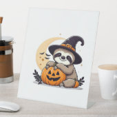 スロスハロウィーンモチーフクラシックかわいいTシャツ 台座サイン (インサイチュ)