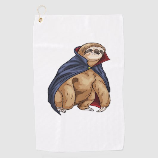 スロスハロウィーンヴァンパイアクラシックTシャツ ゴルフタオル (正面)