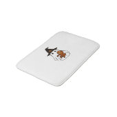 スロスハロウィーン幽霊ウィッチハット動物愛好家ボーイズ バスマット (アングル)