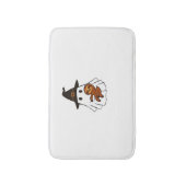 スロスハロウィーン幽霊ウィッチハット動物愛好家ボーイズ バスマット (正面縦)