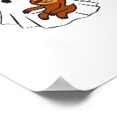 スロスハロウィーン幽霊ウィッチハット動物愛好家ボーイズ ポスター (角)