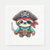 スロスハロウィーン海賊子供たち女性男性スロスClasi スタンダードランチョンナプキン (正面)