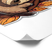 スロスパンプキンハロウィーンステックラシックカースタイル2T- ポスター (角)