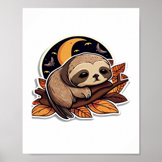 スロスパンプキンハロウィーンステックラシックカースタイル2T- ポスター (正面)