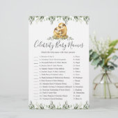 スロスファミリーベビースシャワー有名人ベビーネームゲーム (スタンド正面)