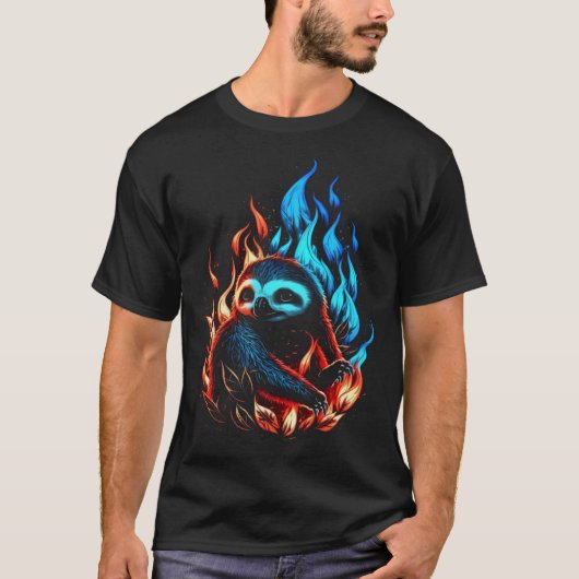 スロスフレイムスヴィンテージスロススリープアニマル Tシャツ (正面)
