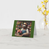 スロスフローリスト カード (黄色い花)