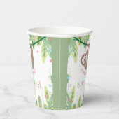 スロスベビーガールシャワージャングルテーマ 紙コップ (右)