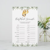 スロスベビーシャワーワードスクランブルゲーム (スタンド正面)