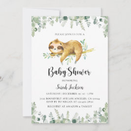 スロスベビーシャワー招待状 招待状