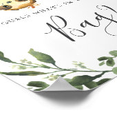 スロスベビーシャワー推測バッグゲームの内容 ポスター (角)