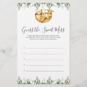 スロスベビーシャワー甘い混乱ゲームを推測 (正面)