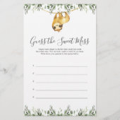 スロスベビーシャワー甘い混乱ゲームを推測 (正面)