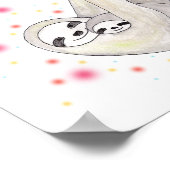 スロスママとベビーポスタースロスユニーク子供部屋アート ポスター (角)