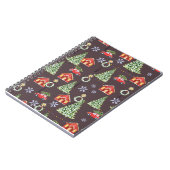 スロスマメリースロッスキュートクリスマスクリスマス ノートブック (左側)