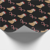 スロスメリーマス |かわいいサンタクロース・スロース ラッピングペーパー (角)