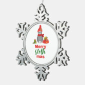 スロスメリーマス スノーフレークピューターオーナメント (右)