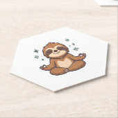 スロスヨガスロース ペーパーコースター (アングル)