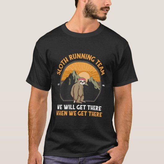スロスランニングズのスロスランニングチーム Tシャツ (正面)
